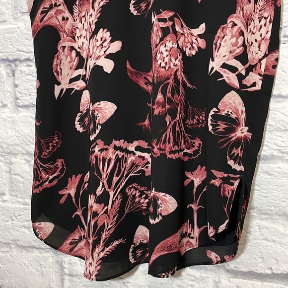 KISMET Butterfly and Floral Print Double V Tank Top Size Extra Small - Picture 7 of 11